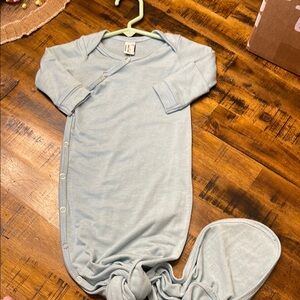 Copper pearl Light Blue Baby Sleep Gown